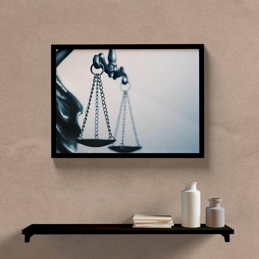 Quadro Decorativo Direito Balança