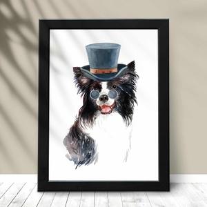 Quadro Decorativo Border Collie | Wallze