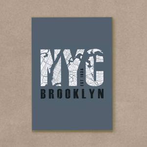 Quadro Decorativo Brooklyn - quadro decorativo em ambiente decorado
