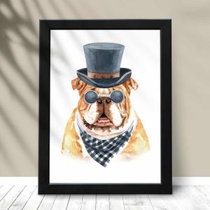 Quadro Decorativo Buldogue | Wallze