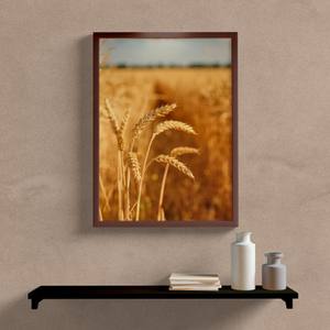 Quadro Decorativo Campo com Trigo - vista aproximada da impressão