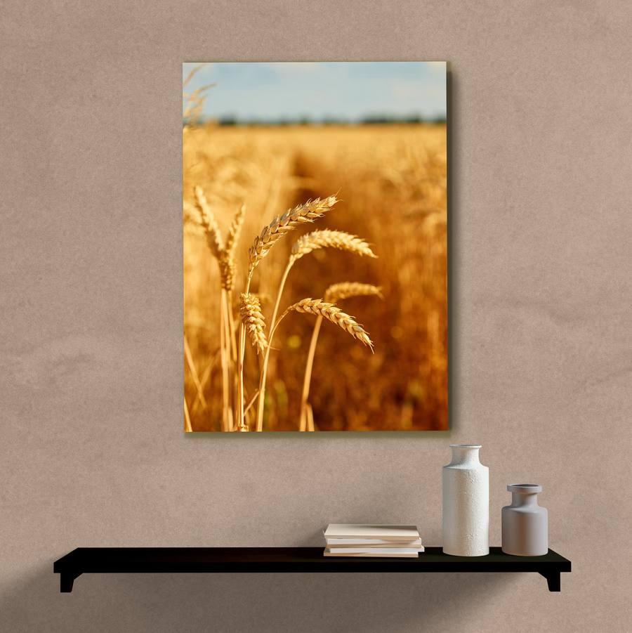 Quadro Decorativo Campo com Trigo - imagem 5