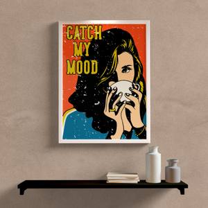 Quadro Decorativo Catch My Mood - detalhe da moldura e acabamento