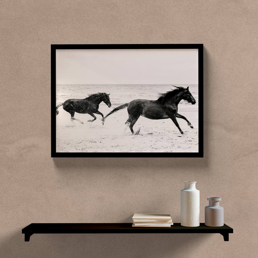 Quadro Decorativo Cavalos