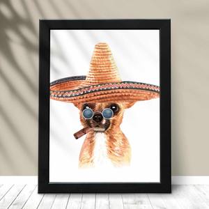 Quadro Decorativo Chihuahua | Wallze