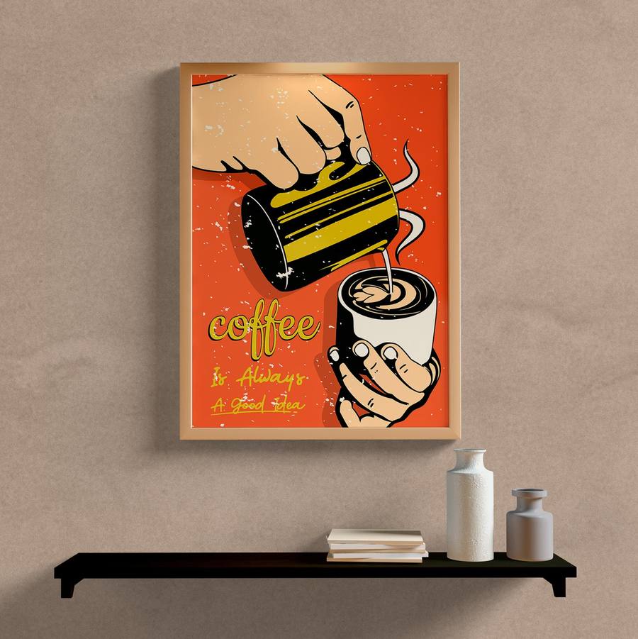 Quadro decorativo Coffee