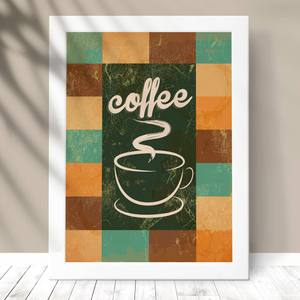 Quadro Decorativo Coffee - detalhe da moldura e acabamento