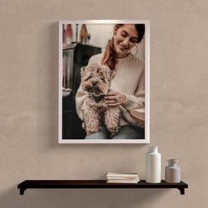 Quadro Decorativo Com Foto Colorida II - detalhe da moldura e acabamento