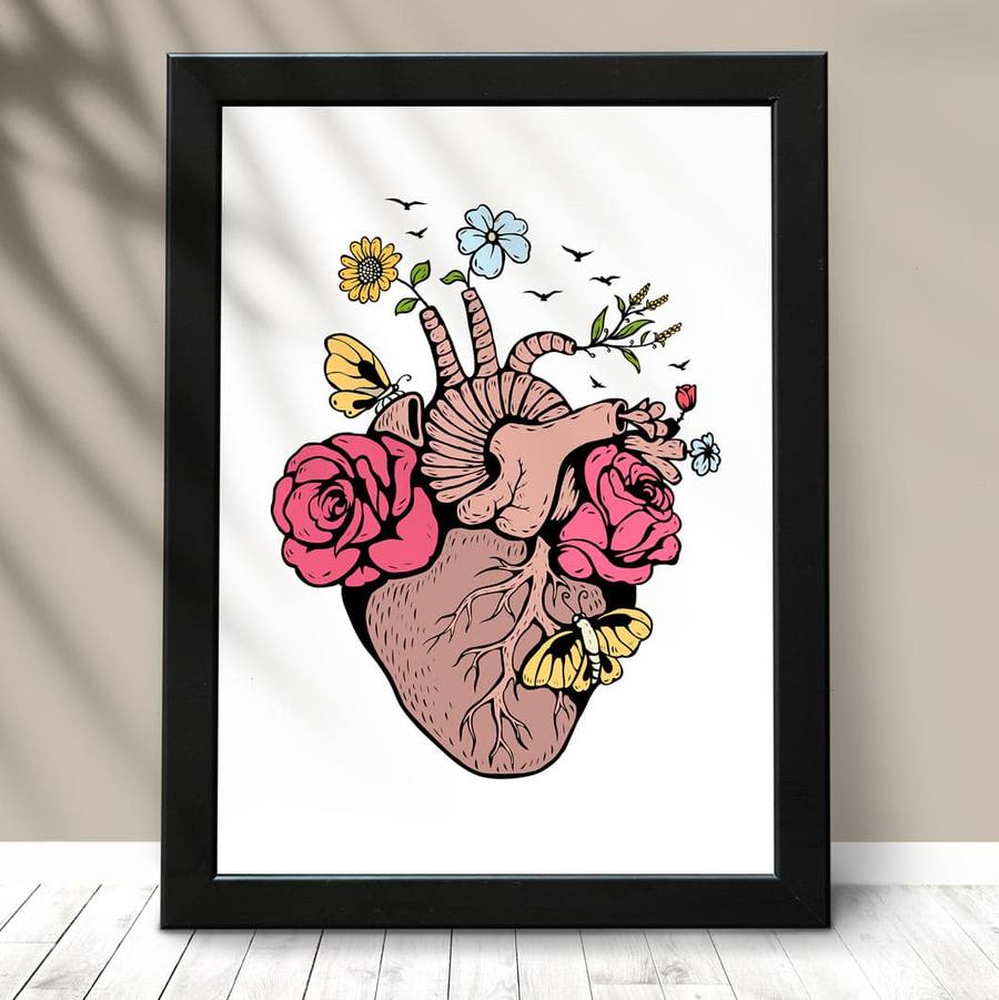 Quadro Coração Anatômico