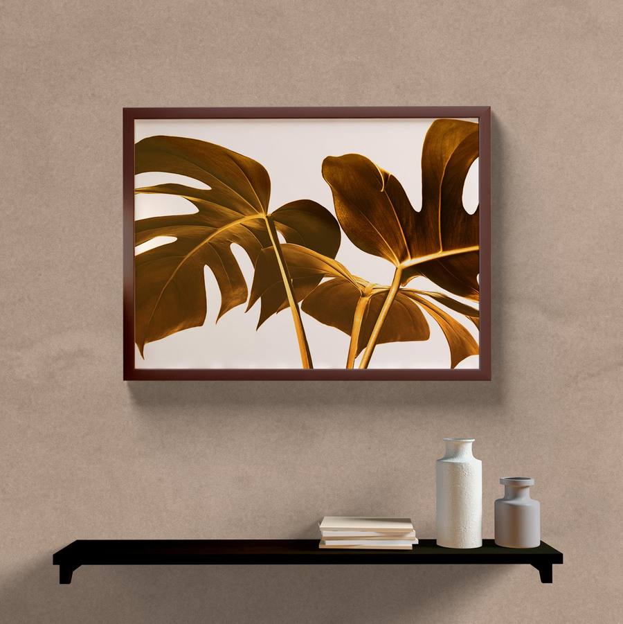Quadro Decorativo Costela de Adão - quadro decorativo em ambiente decorado
