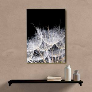 Quadro Decorativo Dente de Leão Preto e Branco - imagem 5