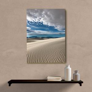Quadro Decorativo Deserto com Céu Azul - quadro decorativo em ambiente decorado
