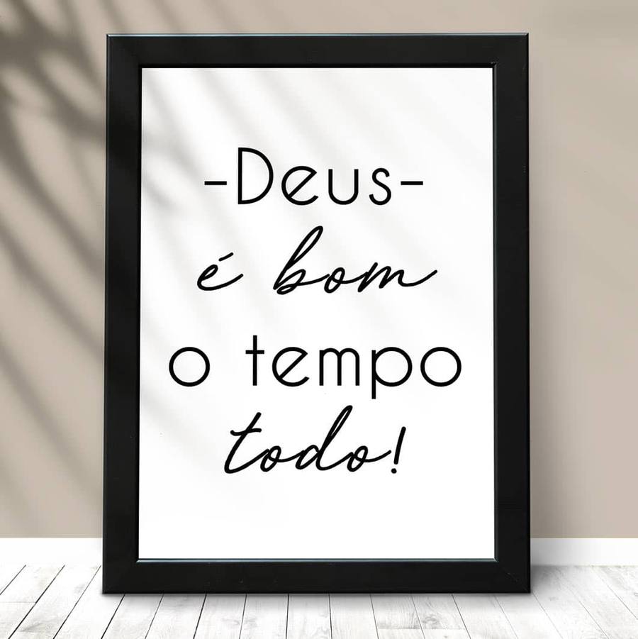 Quadro Decorativo Frase