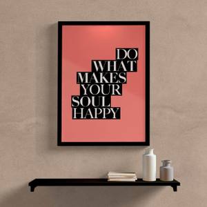 Quadro Decorativo Frase