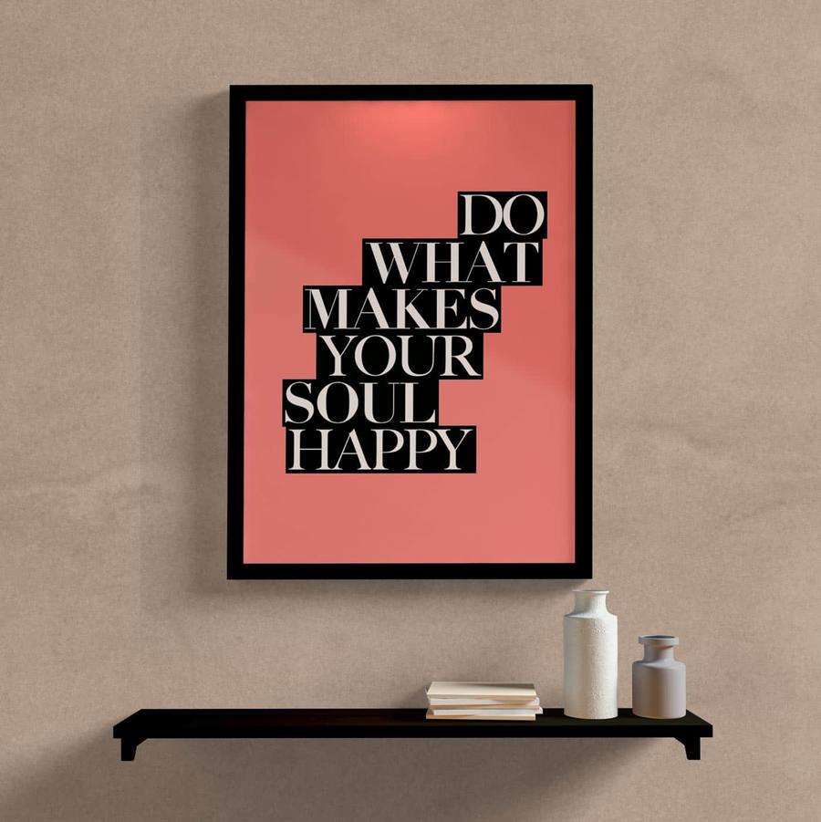 Quadro Decorativo Frase