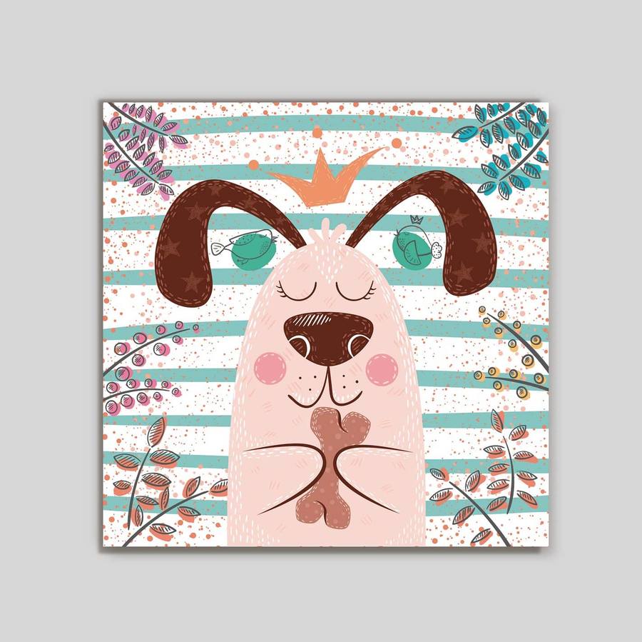 Quadro Decorativo Dog - quadro decorativo em ambiente decorado