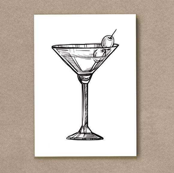 Quadro Decorativo Drink - quadro decorativo em ambiente decorado