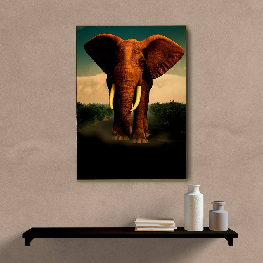 Quadro Decorativo Elefante - imagem 5