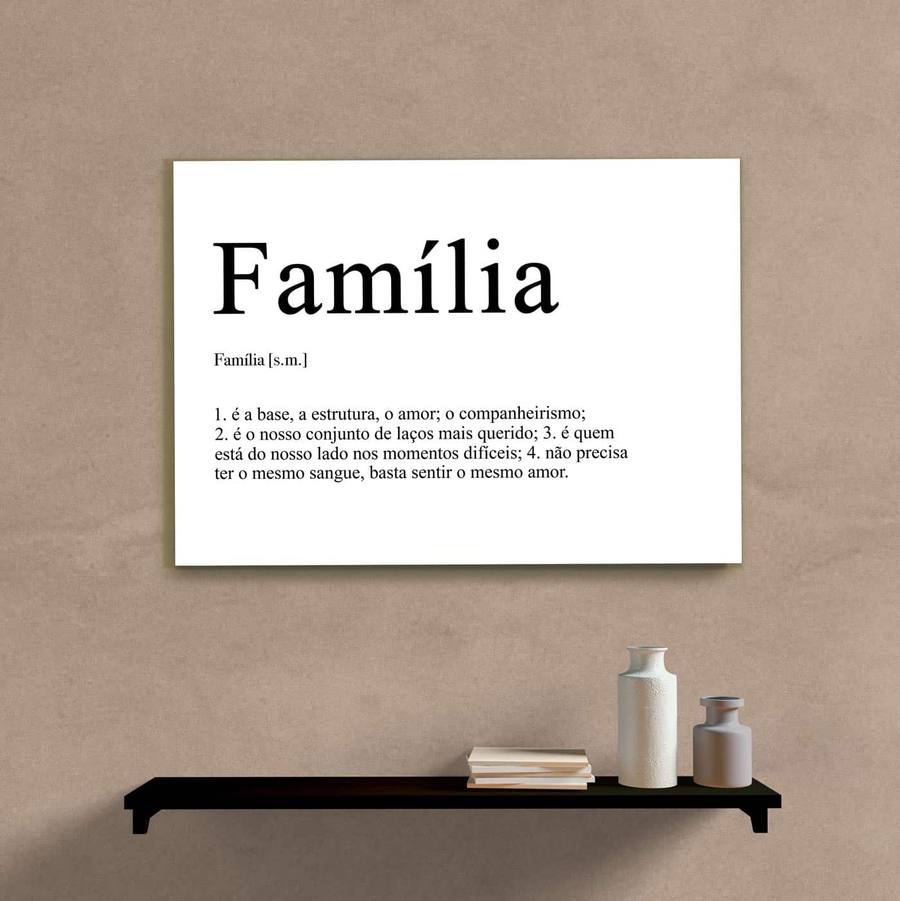 Quadro Decorativo Família Significado - quadro decorativo em ambiente decorado