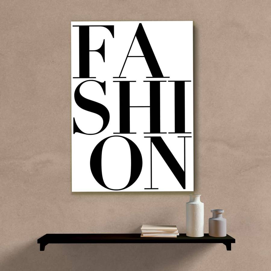Quadro Decorativo Fashion - quadro decorativo em ambiente decorado