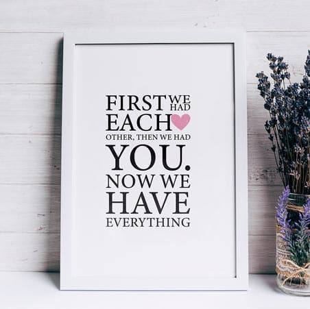 Quadro Decorativo First | Wallze