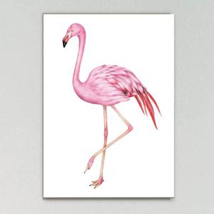 Quadro Decorativo Flamingo - quadro decorativo em ambiente decorado