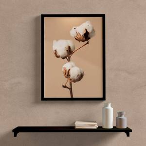 Quadro Decorativo Paisagem Flor de Algodão - vista aproximada da impressão