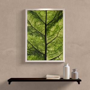 Quadro Decorativo Folha - detalhe da moldura e acabamento