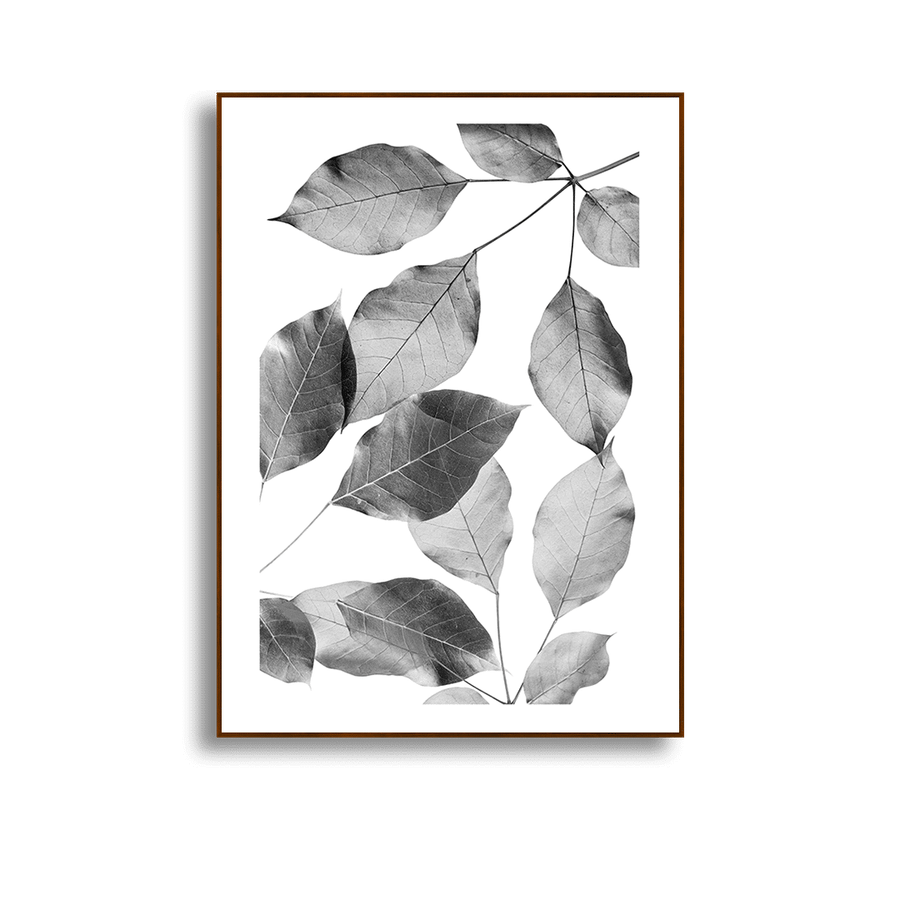 Quadro Decorativo Silhuetas Folhares - imagem 5