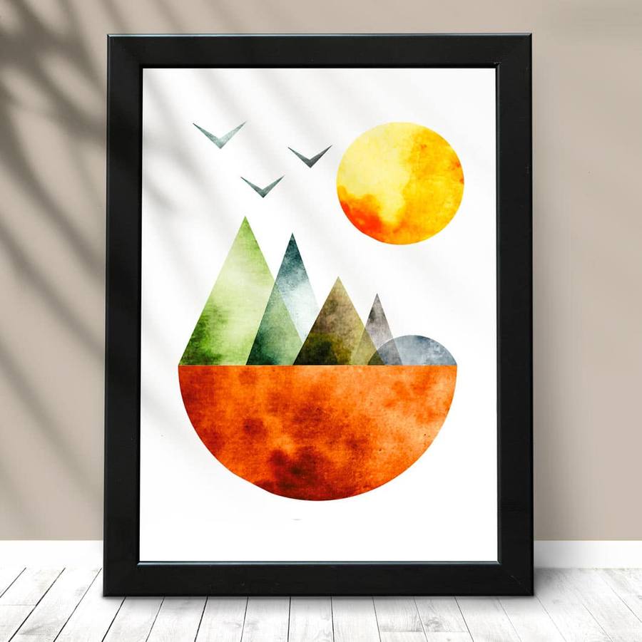 Quadro Geometrico para sala ou quarto