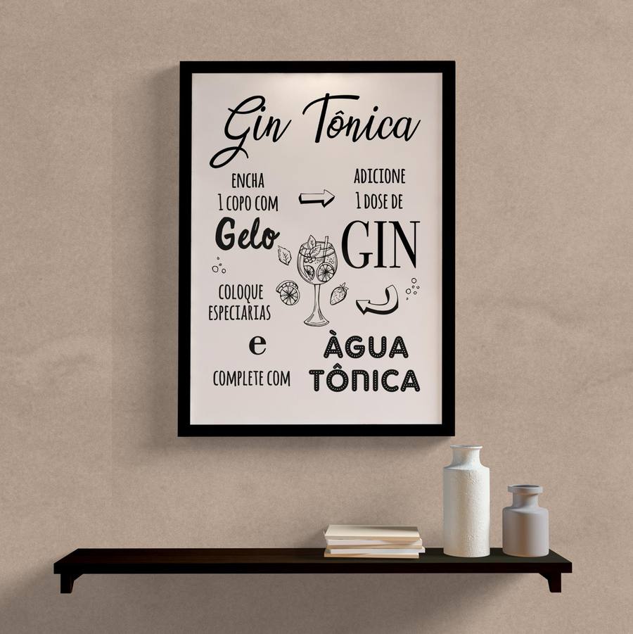 Quadro Gin Tônica