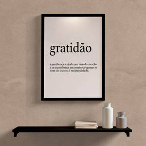 quadro gratidão