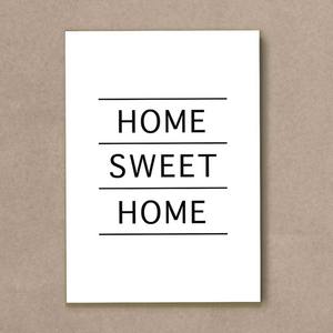 Quadro Decorativo Home Sweet Home - quadro decorativo em ambiente decorado
