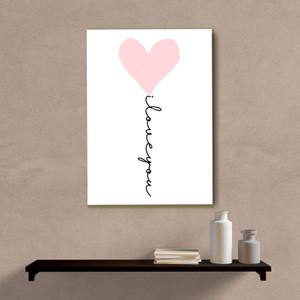 Quadro Decorativo I Love You - quadro decorativo em ambiente decorado