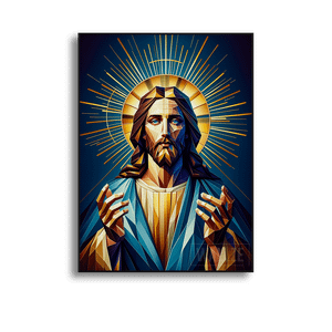 Quadro Decorativo Jesus Cristo - quadro decorativo em ambiente decorado