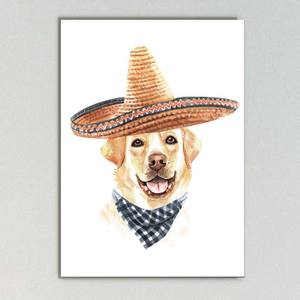 Quadro Decorativo Labrador - quadro decorativo em ambiente decorado