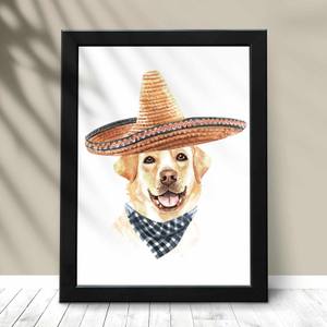 Quadro Decorativo Labrador | Wallze