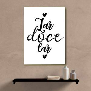 Quadro Decorativo Lar Doce Lar III - quadro decorativo em ambiente decorado