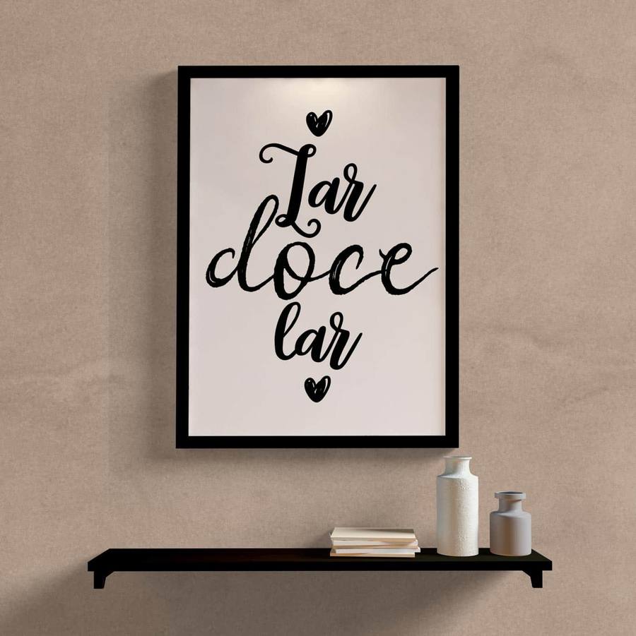 Quadro Decorativo Lar Doce Lar