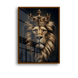 Quadro Decorativo Leão Majestoso - imagem 9