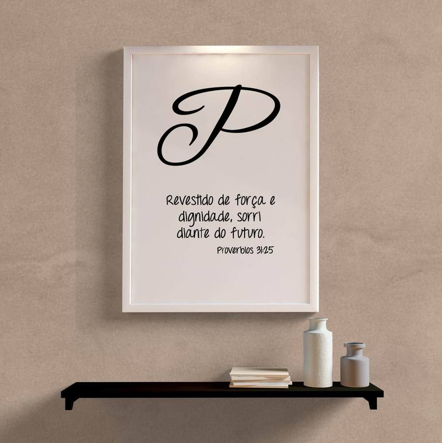 Quadro Personalizado Nome com frase