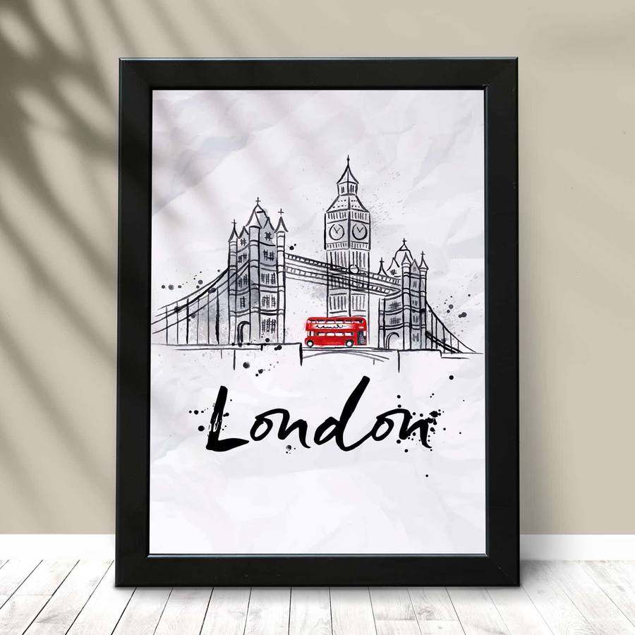 Quadro Decorativo London | Wallze