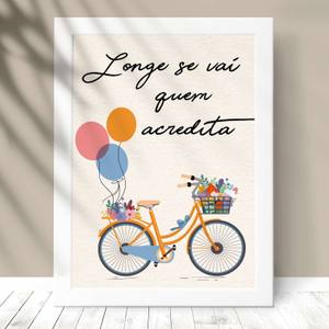 Quadro Decorativo Longe se Vai | Wallze