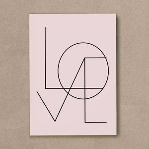 Quadro Decorativo Love Rose - quadro decorativo em ambiente decorado