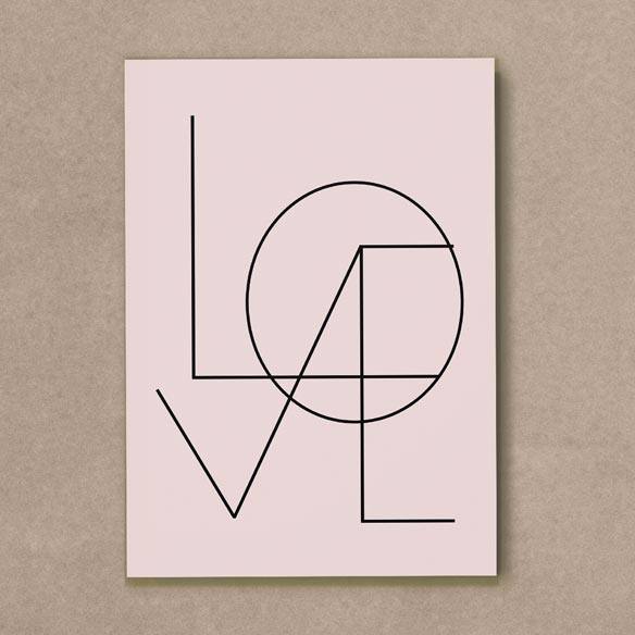 Quadro Decorativo Love Rose - quadro decorativo em ambiente decorado
