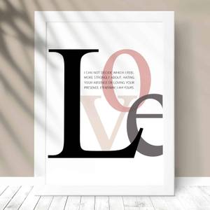 Quadro Decorativo Love | Wallze