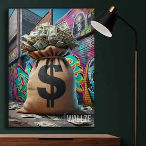 Quadro Decorativo Lucros Coloridos | Wallze