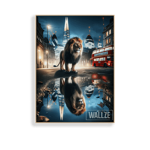 Quadro Decorativo Majestade Urbana - vista aproximada da impressão