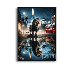 Quadro Decorativo Majestade Urbana - quadro decorativo em ambiente decorado