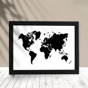 Quadro Decorativo Mapa